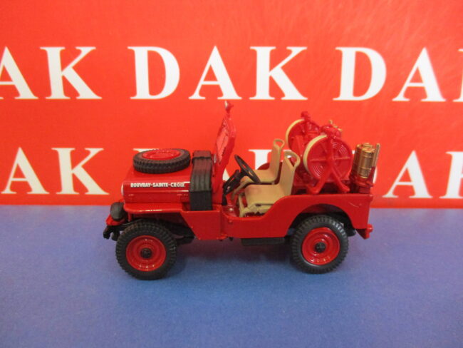 Die cast 1/43 Modellino Auto Pompieri Jeep Hotchkiss CCFL France - immagine 2