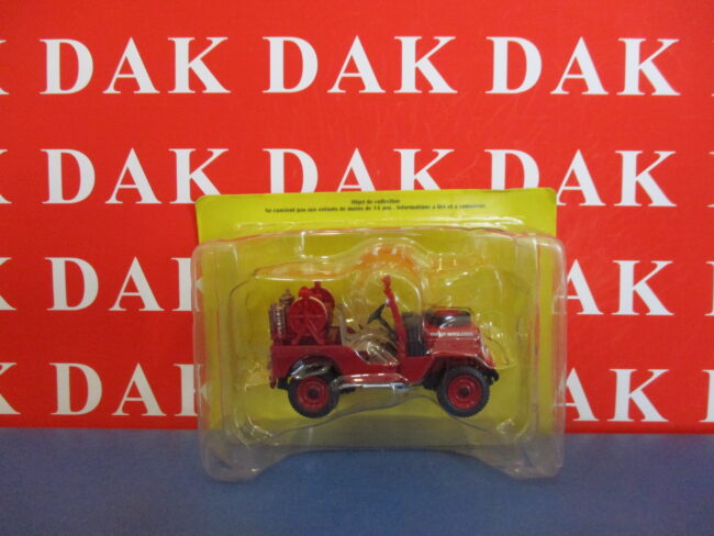 Die cast 1/43 Modellino Auto Pompieri Jeep Hotchkiss CCFL France - immagine 4