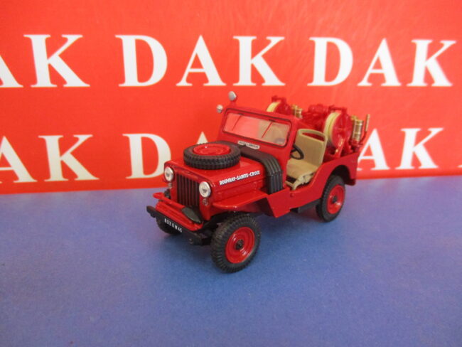 Die cast 1/43 Modellino Auto Pompieri Jeep Hotchkiss CCFL France