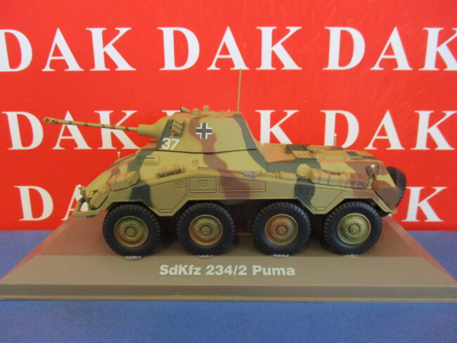 Die cast 1/43 Modellino Autoblindo Tank SdKfz. 234/2 Puma N37