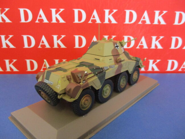 Die cast 1/43 Modellino Autoblindo Tank SdKfz. 234/2 Puma N37 - immagine 3