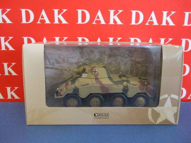 Die cast 1/43 Modellino Autoblindo Tank SdKfz. 234/2 Puma N37 - immagine 5