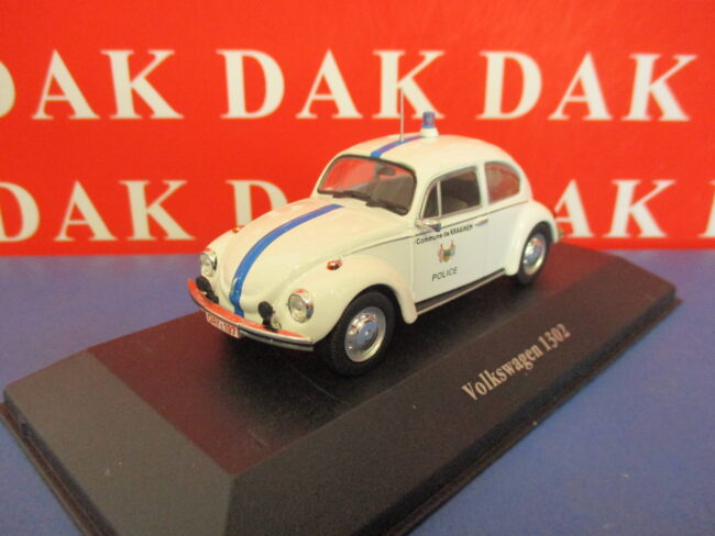 Die cast 1/43 Modellino Auto Polizia Police Volkswagen Maggiolino 1302 Belgium - immagine 2