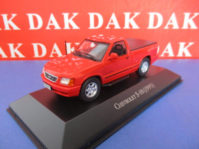 Die cast 1/43 Modellino Auto Chevrolet S-10 Pick-Up Rosso 1995 - immagine 2