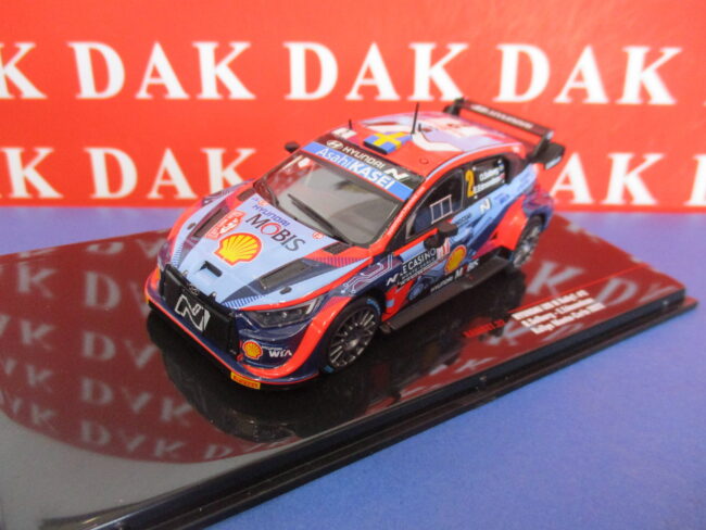 Die cast 1/43 Modellino Auto Hyundai i20 N Rally1 Rally Monte Carlo 2022 Solberg - immagine 2