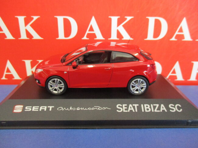 Die cast 1/43 Modellino Auto Seat Ibiza SC Red 2009