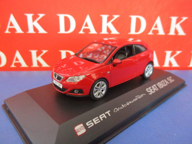 Die cast 1/43 Modellino Auto Seat Ibiza SC Red 2009 - immagine 2