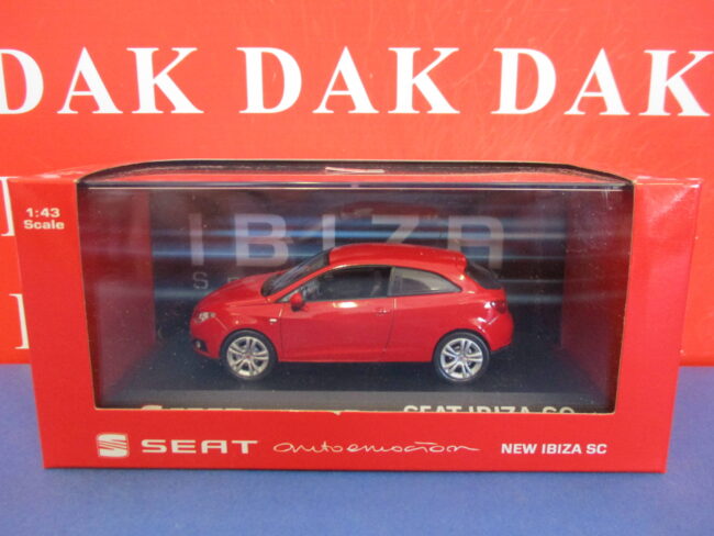 Die cast 1/43 Modellino Auto Seat Ibiza SC Red 2009 - immagine 5