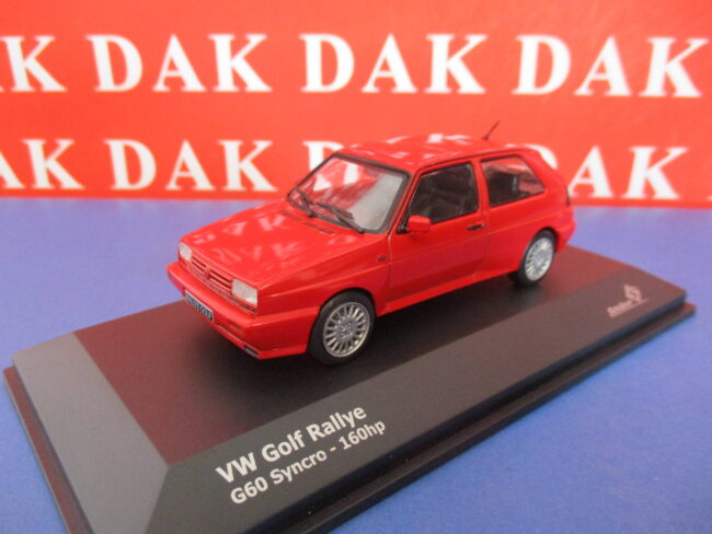 Die cast 1/43 Modellino Auto Volkswagen Golf Rallye G60 Syncro 160HP Red 1989 - immagine 2