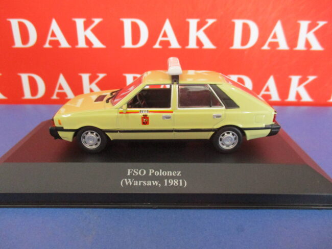Die cast 1/43 Modellino Auto Taxi FSO Polonez Warsaw 1981