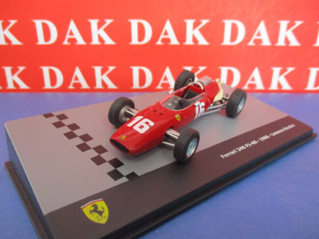 Die cast 1/43 Modellino Auto F1 Ferrari 246 F1-66 1966 L. Bandini - immagine 2