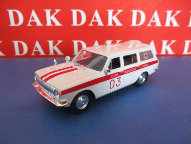 Die cast 1/43 Modellino Auto Ambulanza Ambulance Gaz 24-03 1972 - immagine 2