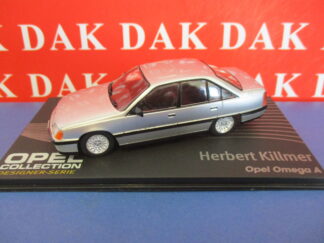 Die cast 1/43 Modellino Auto Opel Omega A Silver Herbert Kilmer