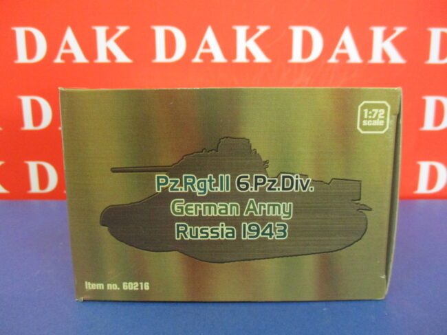 Die cast 1/72 Modellino Tank T-34/76 Mod 1942 Pz.Rgt.II 6th Pz. Div. Russia 1943 - immagine 6