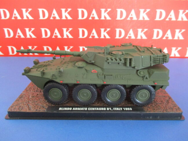 Die cast 1/43 Modellino Autoblindo Tank Centauro 1993 Italy by Atlas