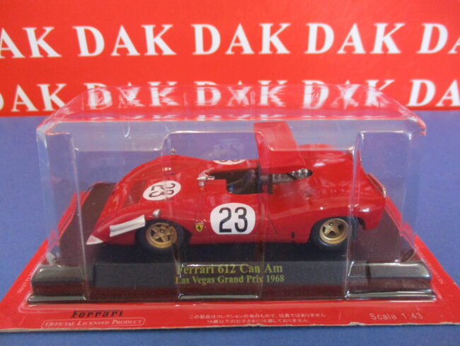 Die cast 1/43 Modellino Auto Ferrari 612 Can-Am Las Vegas Grand Prix 1968 bliste