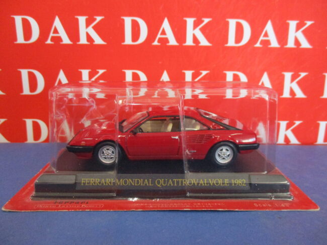 Die cast 1/43 Modellino Auto Ferrari Mondial Quattrovalvole 1982 blister