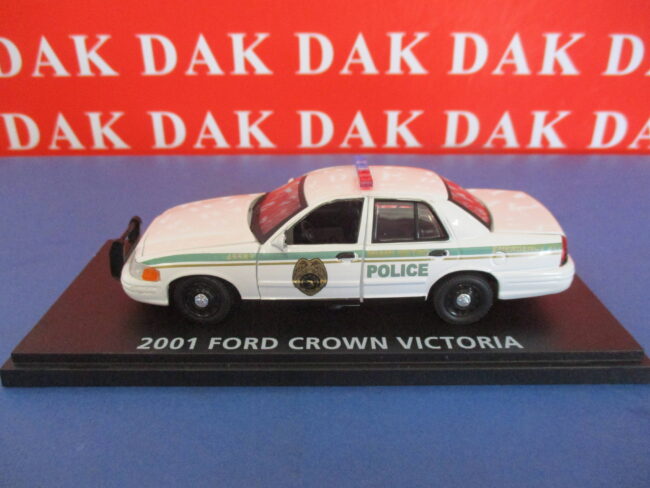 Die cast 1/43 Modellino Auto Polizia Ford Crown Victoria Miami Metro Police 2001