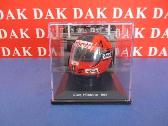 1/5 Modellino Casco Helmet Ferrari Gilles Villeneuve 1981 - immagine 5