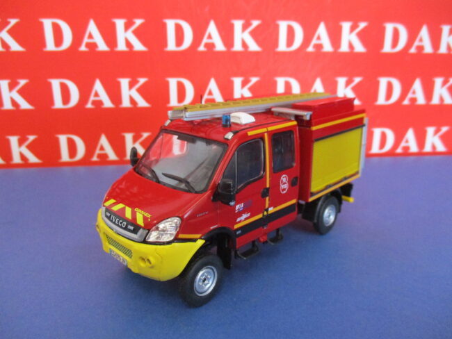 Die cast 1/43 Modellino Furgone Pompieri Iveco Daily 55S17 W VPIHR Gimaex - immagine 3
