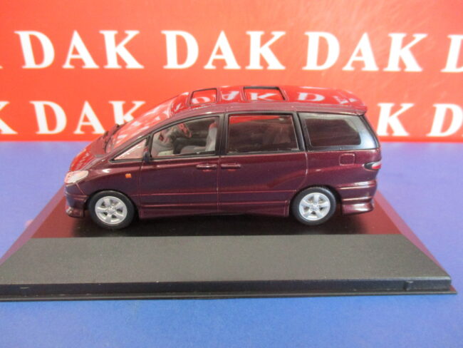 Die cast 1/43 Modellino Auto Toyota Estima Aeras 1991 Bordeaux by J-Collection