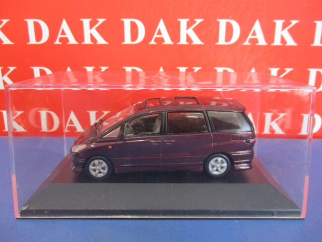 Die cast 1/43 Modellino Auto Toyota Estima Aeras 1991 Bordeaux by J-Collection - immagine 4