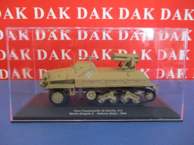 Die cast 1/43 Modellino Semicingolato 15cm Panzerwerfer 42 Werfer Brigade 5 - immagine 4