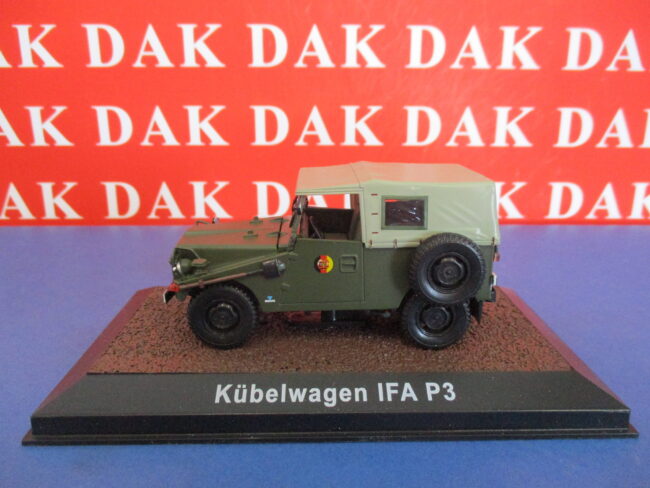 Die cast 1/43 Modellino Auto Kubelwagen IFA P3 NVA Army by Atlas