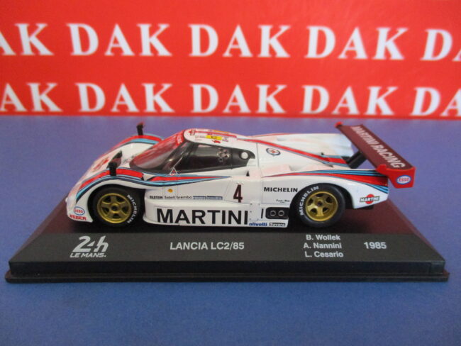 Die cast 1/43 Modellino Auto Lancia LC2/85 24H Le Mans 1985 A. Nannini