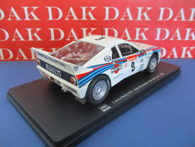 Die cast 1/24 Modellino Auto Lancia Rally 037 Tour de Corse 1983 M. Alen - immagine 3