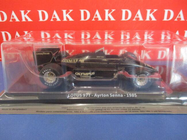 Die cast 1/24 Modellino Auto F1 Lotus 97T 1985 A. Senna - immagine 5