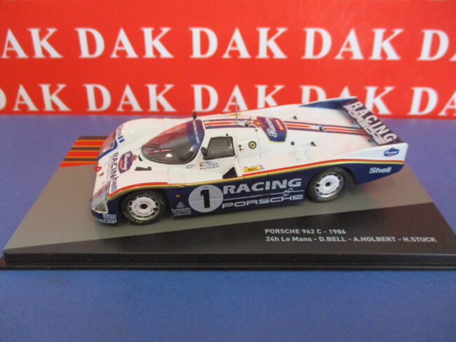 Die cast 1/43 Modellino Auto Porsche 962 C 24H Le Mans 1986 H. Stuck HB
