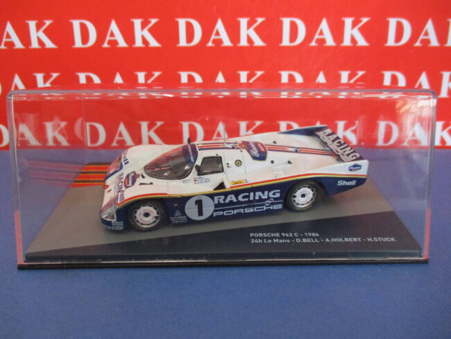 Die cast 1/43 Modellino Auto Porsche 962 C 24H Le Mans 1986 H. Stuck HB - immagine 4