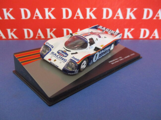 Die cast 1/43 Modellino Auto Porsche 962 C 24H Le Mans 1986 H. Stuck HB - immagine 2