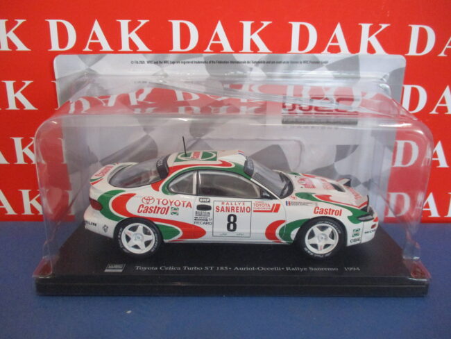 Die cast 1/24 Modellino Auto Toyota Celica Turbo Rally Sanremo 1994 D. Auriol - immagine 4