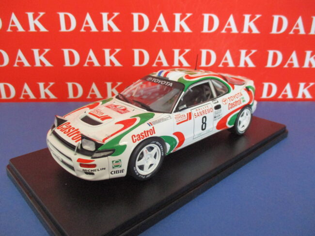 Die cast 1/24 Modellino Auto Toyota Celica Turbo Rally Sanremo 1994 D. Auriol - immagine 2