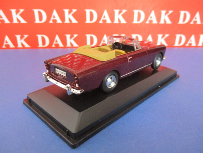 Die cast 1/43 Modellino Auto Bentley S2 Continental DHC Park Ward Burgundy 1961 - immagine 3
