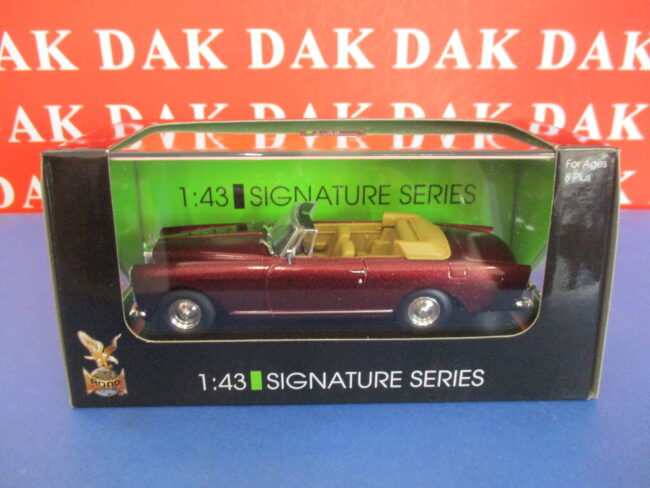 Die cast 1/43 Modellino Auto Bentley S2 Continental DHC Park Ward Burgundy 1961 - immagine 5