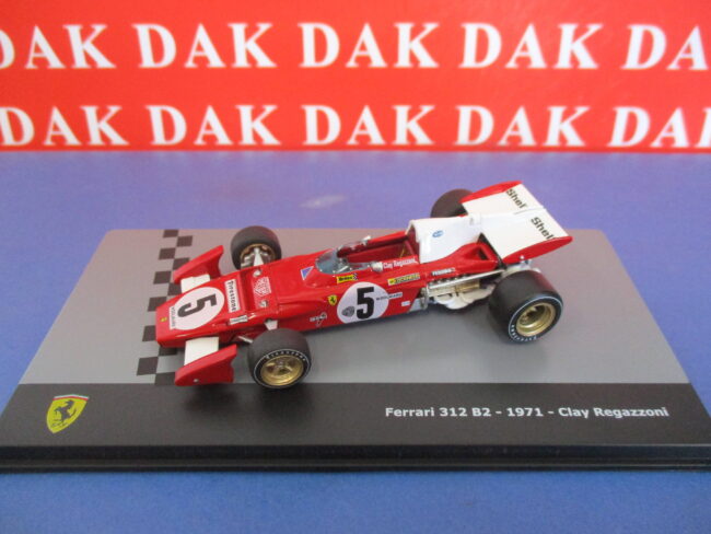 Die cast 1/43 Modellino Auto F1 Ferrari 312 B2 1971 C. Regazzoni