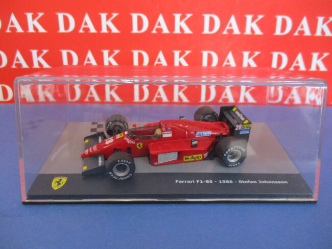 Die cast 1/43 Modellino Auto F1 Ferrari F1-86 1986 S. Johansson*** - immagine 4