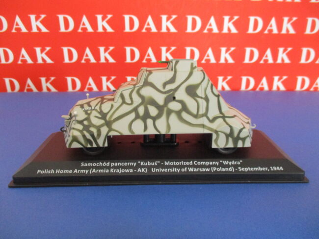 Die cast 1/43 Modellino Autoblindo Kubus Polish Home Army Warsaw September 1944