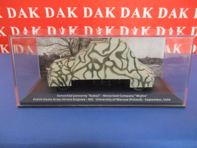 Die cast 1/43 Modellino Autoblindo Kubus Polish Home Army Warsaw September 1944 - immagine 5