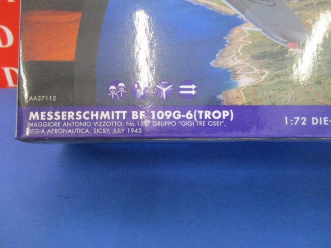 Die cast 1/72 Modellino Aereo Messerschmitt BF 109G-6 150 Gruppo Gigi 3 Osei - immagine 8