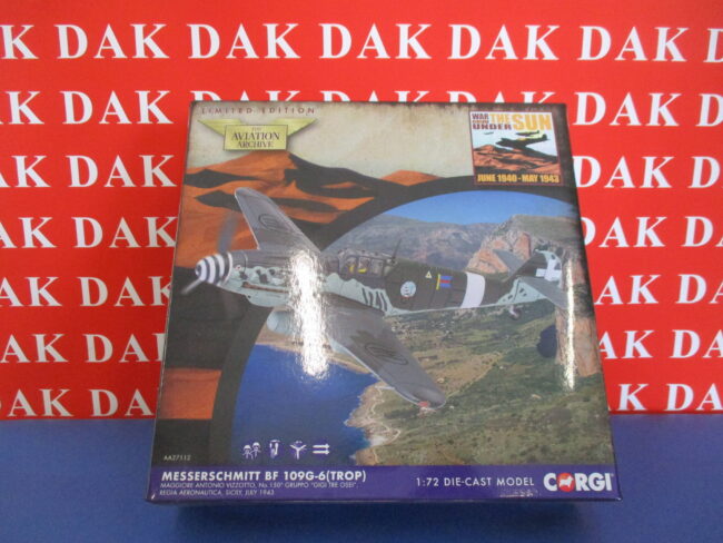 Die cast 1/72 Modellino Aereo Messerschmitt BF 109G-6 150 Gruppo Gigi 3 Osei - immagine 9