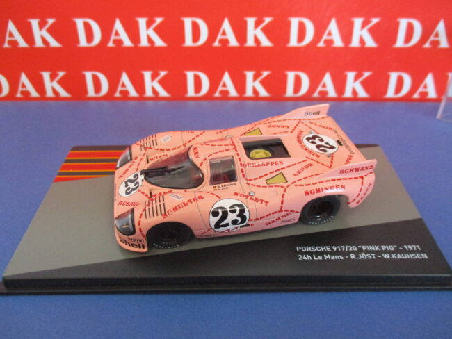 Die cast 1/43 Modellino Auto Porsche 917/20 Pink Pig 24H Le Mans 1971 R. Jost***