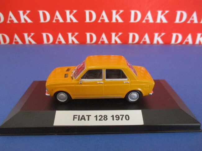 Die cast 1/43 Modellino Auto Fiat 128 Giallo 1970