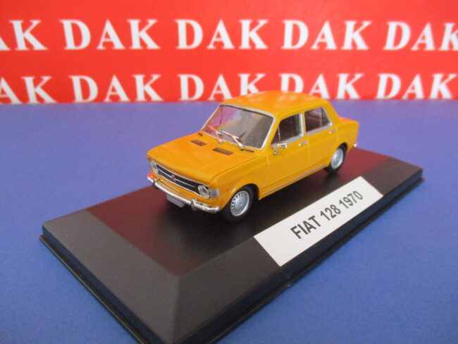 Die cast 1/43 Modellino Auto Fiat 128 Giallo 1970 - immagine 2