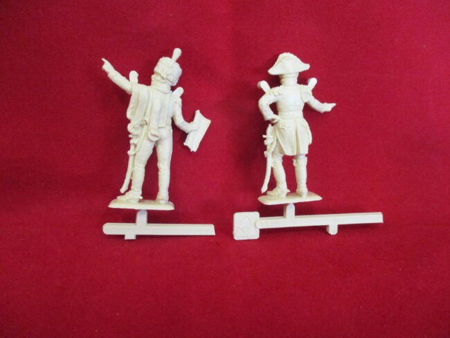 1/32 Scatola Soldatini Staff Ufficiali di Napoleone AP90 by Waterloo - immagine 9