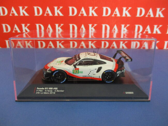 Die cast 1/43 Modellino Auto Porsche 911 RSR 24H Le Mans 2018 P. Pilet - immagine 4