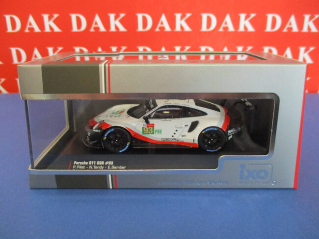 Die cast 1/43 Modellino Auto Porsche 911 RSR 24H Le Mans 2018 P. Pilet - immagine 5